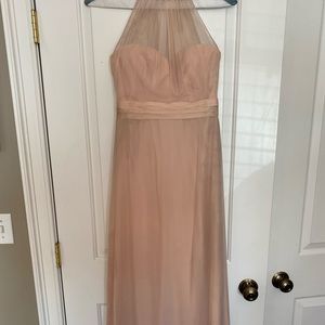 Amsale chiffon dress